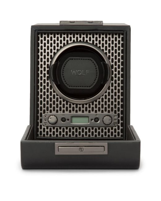 Wolf Black Axis Single Watch Winder