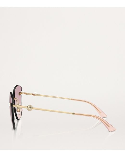 Jimmy Choo Pink Metal Jc4004Hb Sunglasses