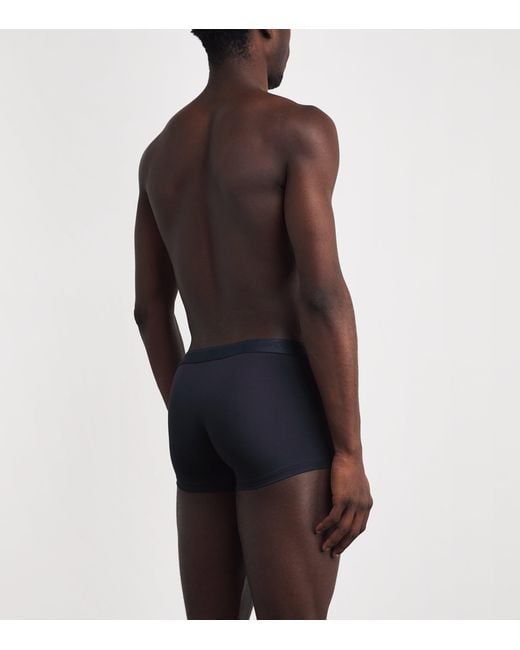 Sunspel Blue Tencel-Blend Stretch Trunks for men