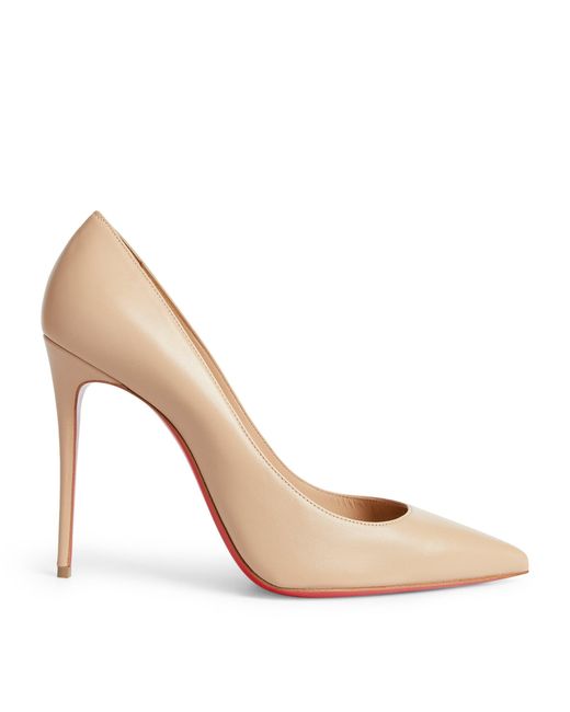 Christian Louboutin Natural Kate Leather Pumps 100