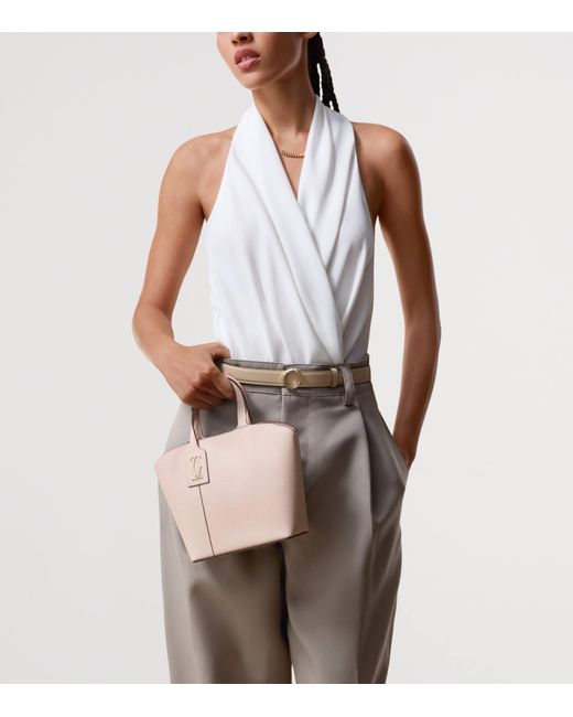 Cartier Natural Mini Leather C De Tote Bag