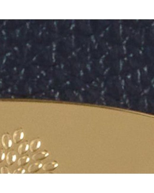 Mulberry Blue Leather Lily Shoulder Bag