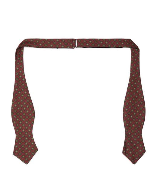Polo Ralph Lauren Brown Silk Diamond Bow Tie for men