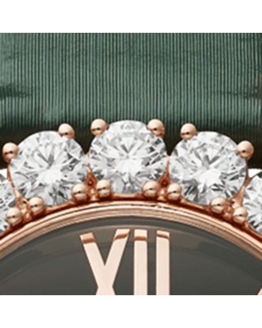 Chopard Metallic Medium And Diamond Heure Du Diamant Oval Watch