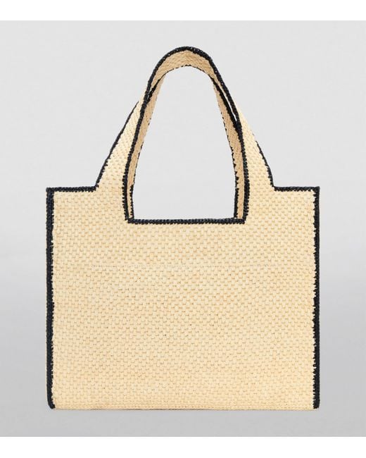 Loewe Natural X Paula's Ibiza Large Font Tote Bag