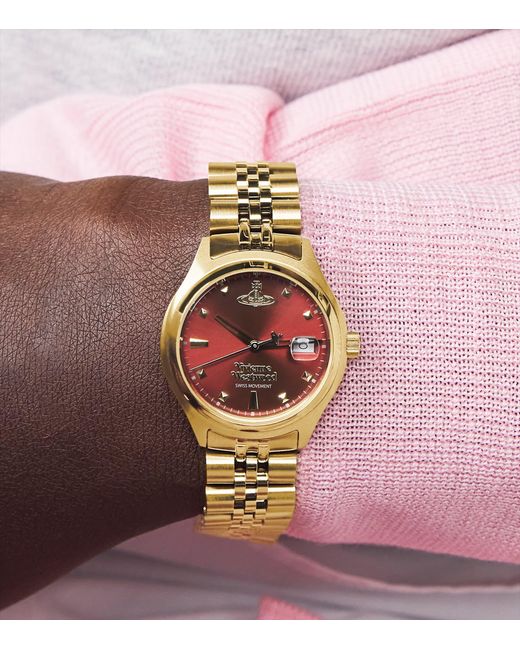 Vivienne Westwood Metallic Stainless Steel Little Camberwell Watch