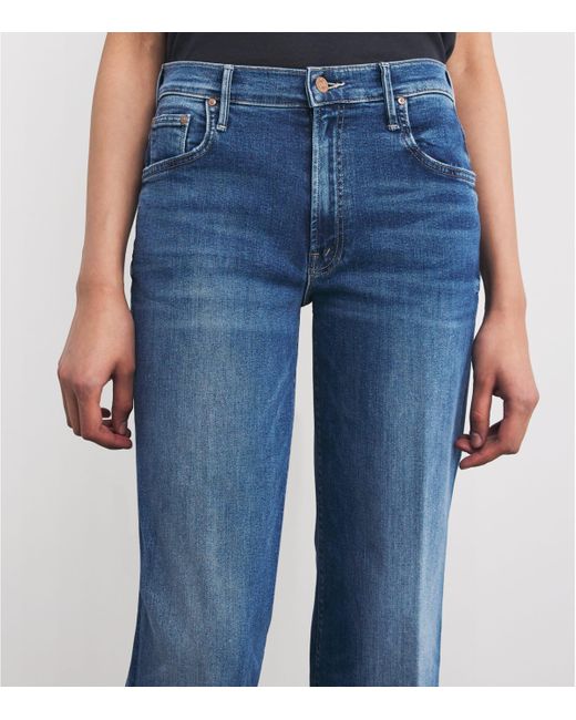 Mother Blue The Maven Sneak Jeans