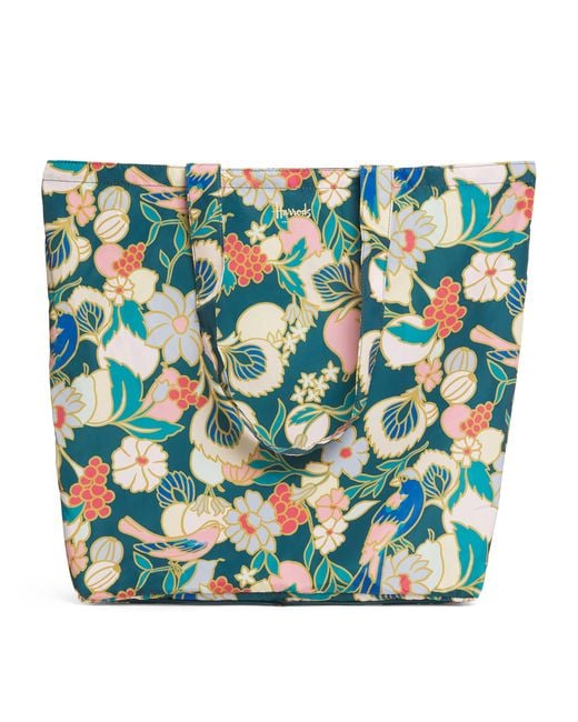 Harrods Green Enchanted Emporium Pocket Shopper Bag