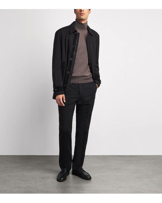 Corneliani Brown Merino Rollneck Sweater for men