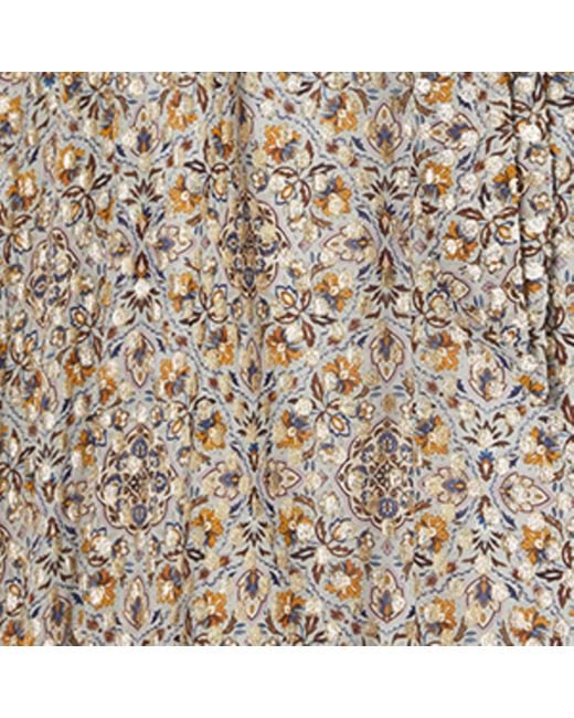 Marina Rinaldi Natural Printed Larix Midi Dress