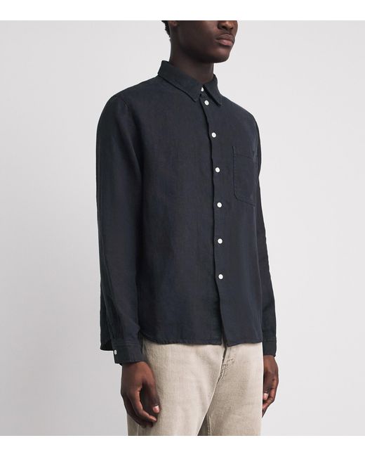 Citizens of Humanity Blue Linen Cairo Shirt for men