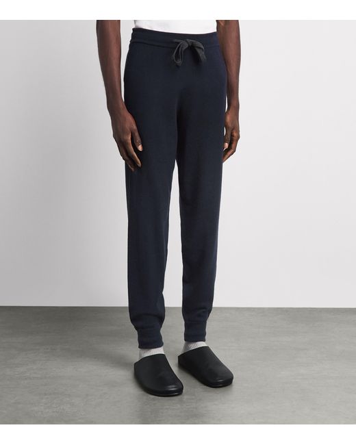 N.Peal Cashmere Blue Organic Cashmere Ladbroke Sweatpants for men