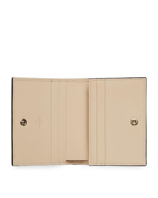 Gucci Natural Ophidia Gg Card Case Wallet