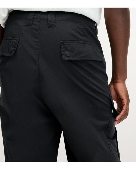 AllSaints Black Verge Trousers for men