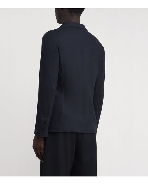 Giorgio Armani Blue Cashmere Blazer for men