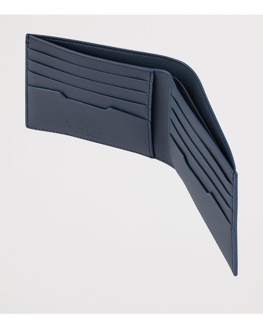 Chopard Blue Small Leather Racing Bifold Wallet for men