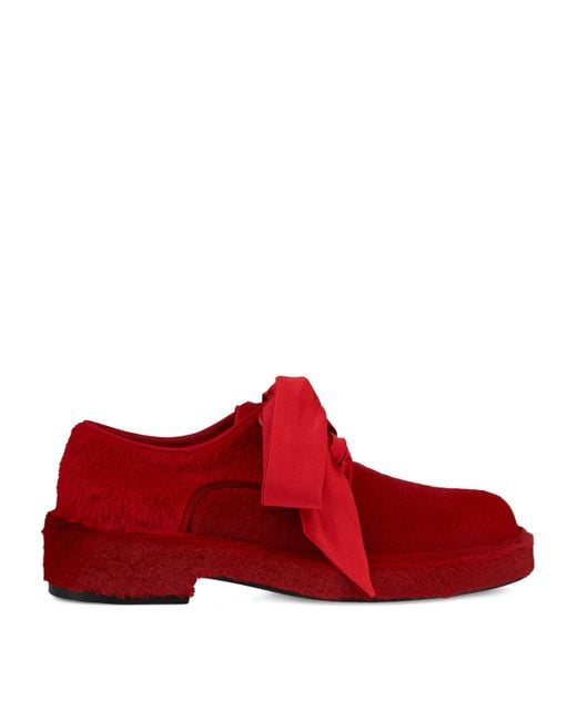 Christian Louboutin Red Derloon Derby Shoes for men