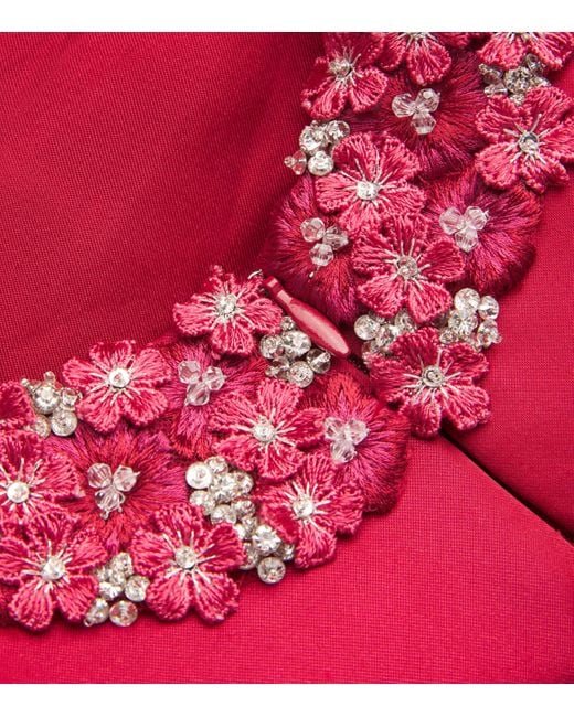 Sabina Bilenko Red Sleeveless Mistletoe Gown
