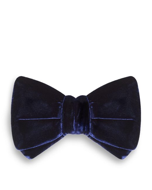 Tom Ford Blue Velvet Pre-Tied Bow Tie for men