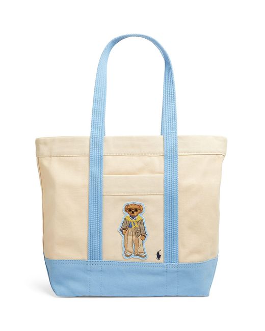 Polo Ralph Lauren Blue Medium Polo Bear Tote Bag