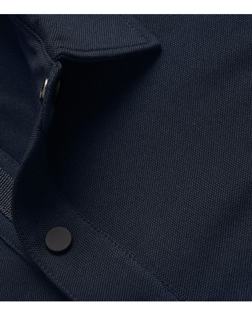 Bogner Blue Performance Cotton Polo Shirt for men