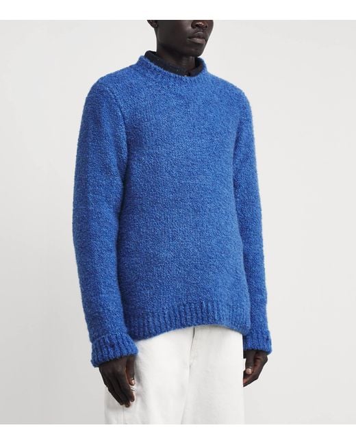 God's True Cashmere Blue Cashmere Cloud Sweater