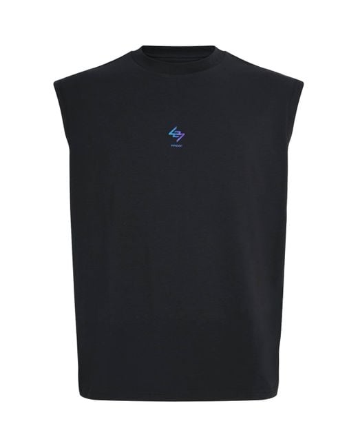 REPRESENT 247 Black 247 Motion Oversized Tank Top for men