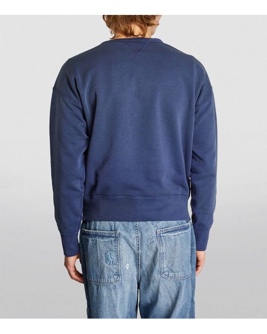 Polo Ralph Lauren Blue Graphic Sweatshirt for men