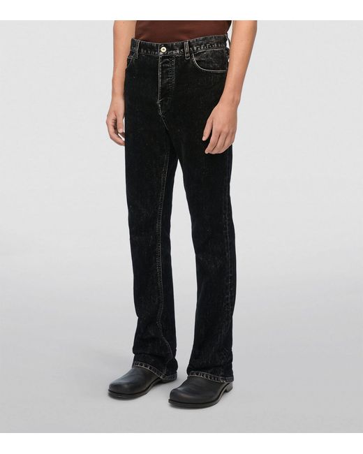 Loewe Black Faded Bootcut Jeans for men