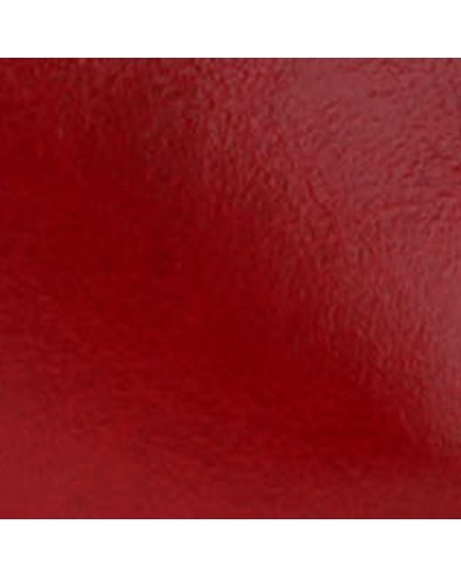 Kurt Geiger Red Leather Belsize Eagle Slingback Heels