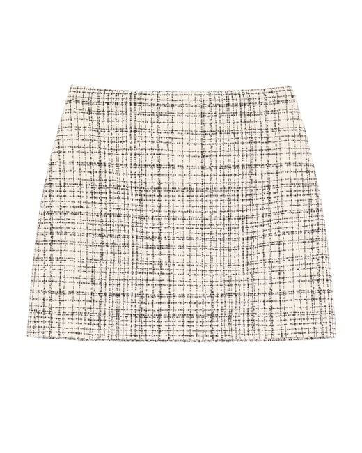 Valentino Natural Tweed Mini Skirt