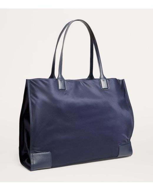 Tory Burch Blue Ella Tote Bag