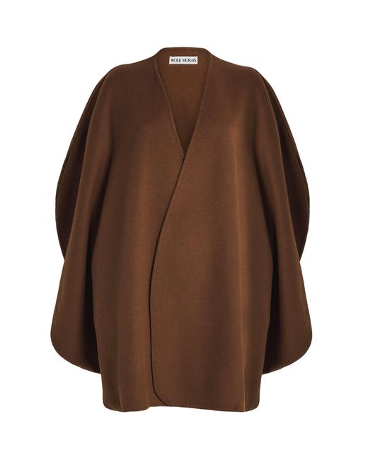 Wolk Morais Brown Cashmere Circle Jacket
