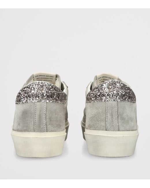 Golden Goose Deluxe Brand Gray Suede Hi Star Sneakers