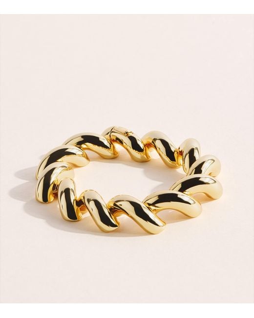 Eddie Borgo Metallic Plated Torsade Bracelet