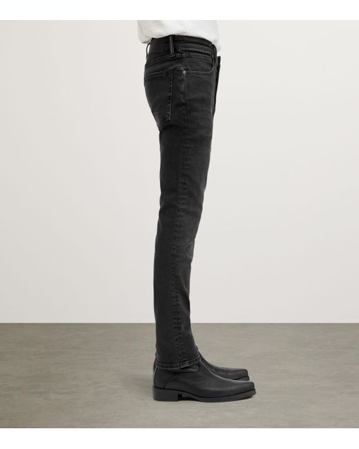 AllSaints Black Sid Slim Jeans for men