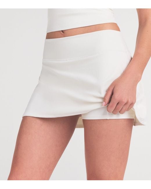 NikeSKIMS White Matte Mini Skort