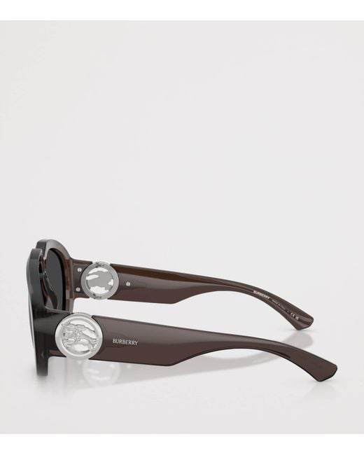 Burberry Gray Pilot Sunglasses