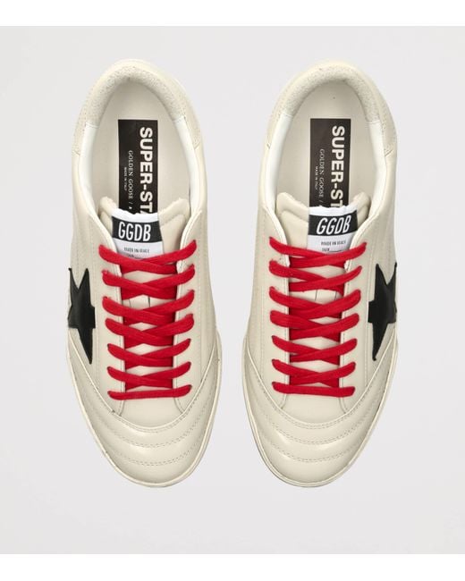 Golden Goose Deluxe Brand Pink Patent Leather Super-Star Sneakers for men