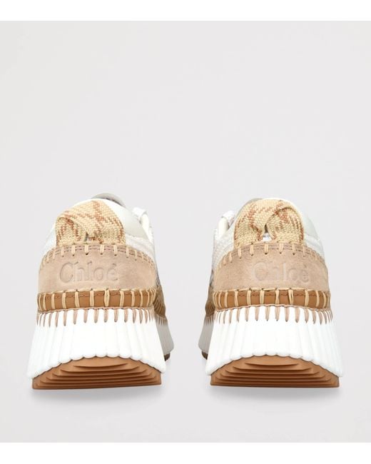 Chloé Natural Nama Runner Sneakers
