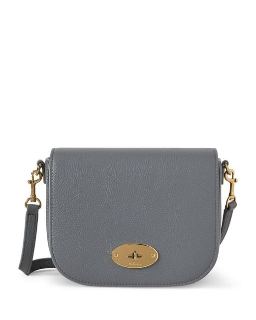 Mulberry Gray Small Leather Darley Shoulder Bag