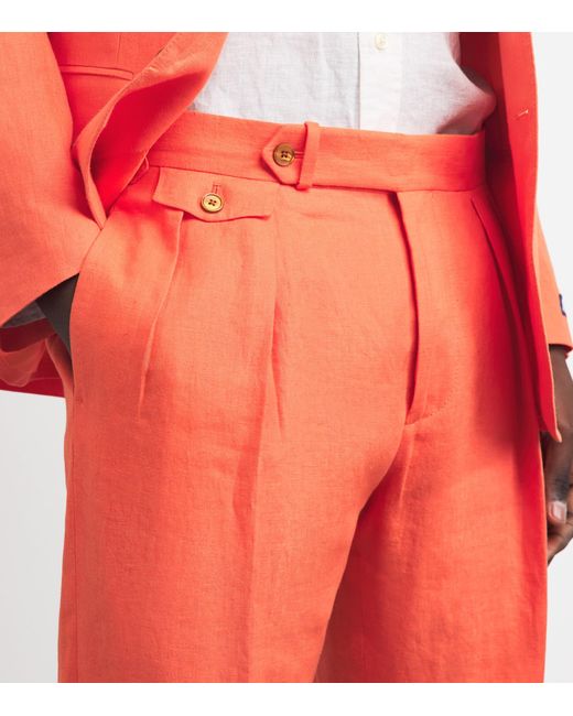 Polo Ralph Lauren Linen Tailored Trousers for men