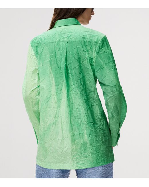 Loewe Green Cotton-Blend Gradient Shirt