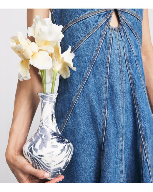 Cult Gaia Metallic Junos Clutch Bag
