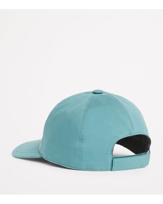 Brioni Blue Performa Logo Baseball Cap for men