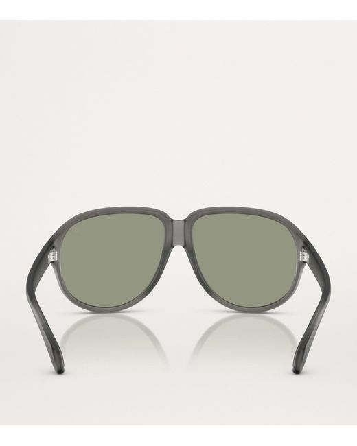 Moncler Green Injected Halcyonne Me8001 Sunglasses