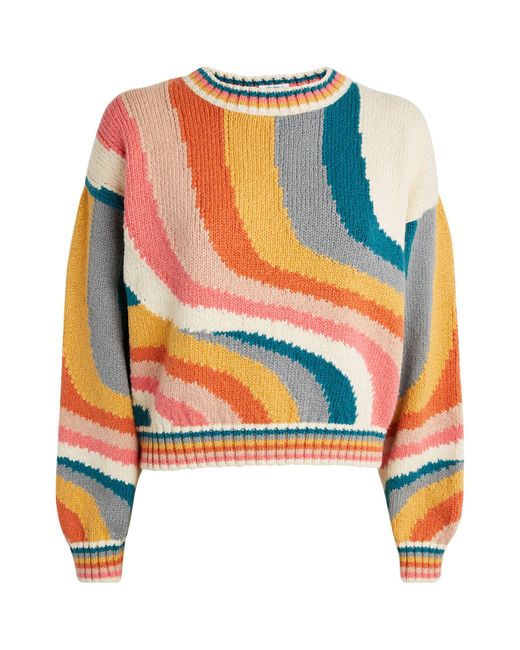 Mother Multicolor Cotton The Itsy Sweater