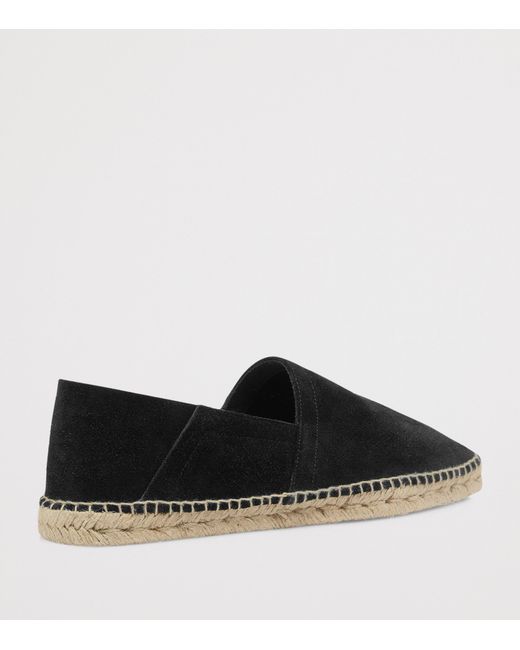 Tom Ford Black Suede Espadrilles