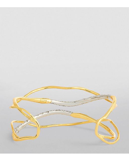 Alexis Metallic Gold-plated Solanales Cuff