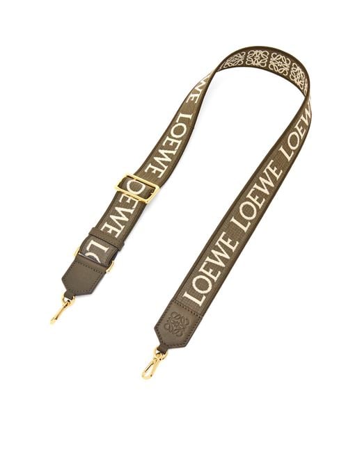 Loewe Metallic Jacquard Anagram Strap